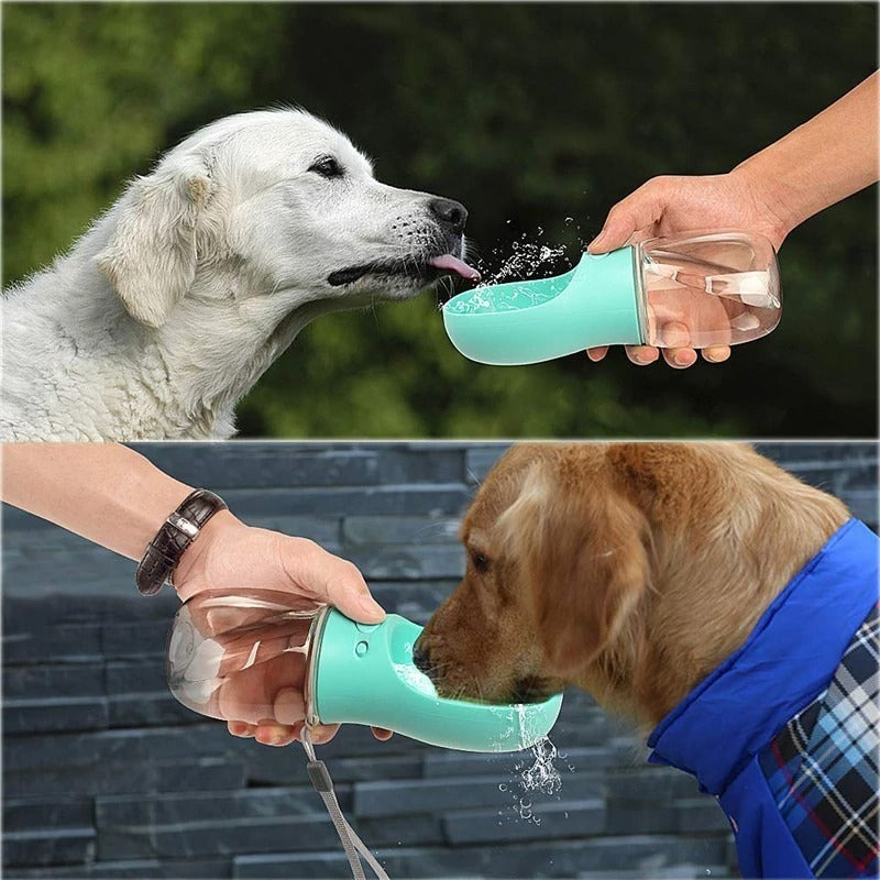 350 550ML Portable Pet Dog Water Bottle For Small Large Dogs Travel Puppy Cat Drinking Bowl Bulldog Water Dispenser Feeder